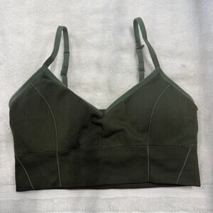 Offline by Aerie sports bra Green Size Lg EUC